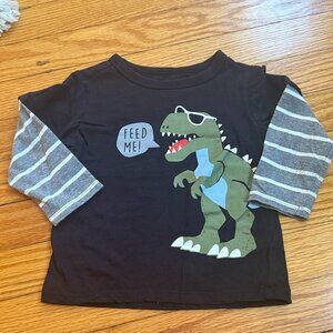Item: First Impressions Long Sleeve Graphic Tee Size: 12 Months